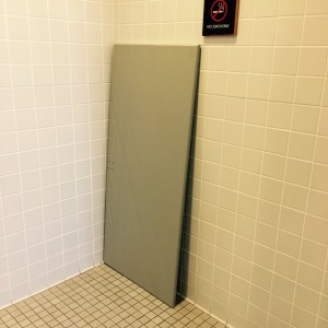 "Bad door" being made to stand in the corner 